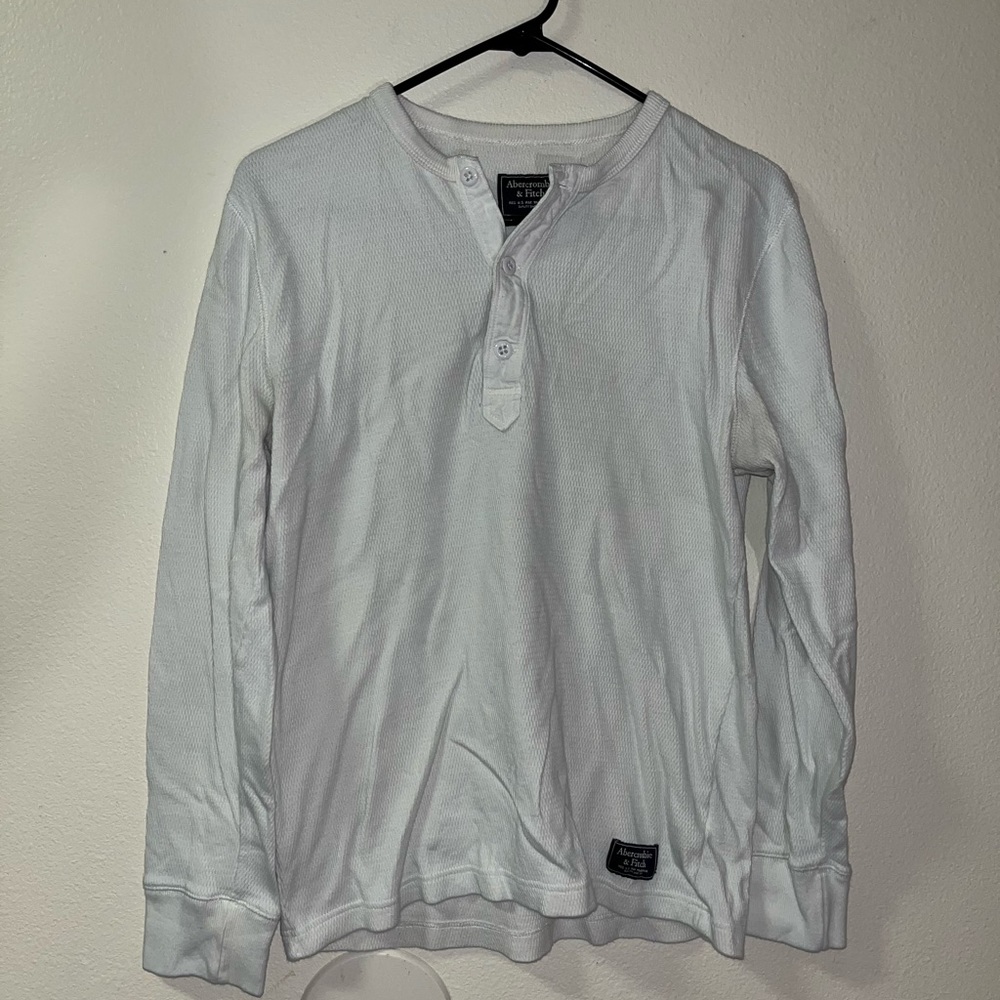 Abercrombie and Fitch quarter button up